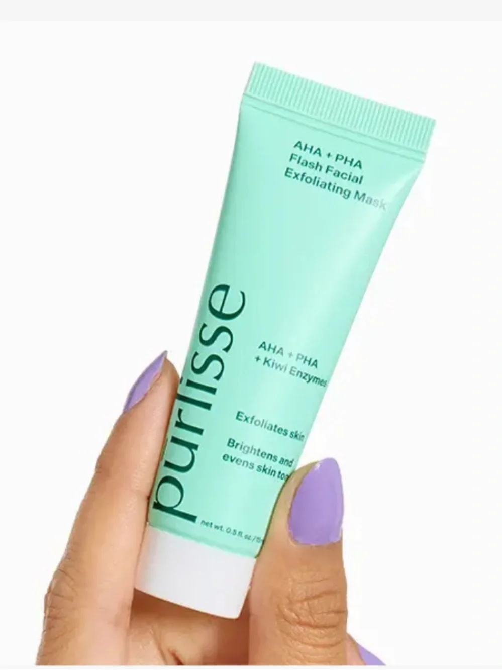 Purlisse AHA + PHA Flash Facial Exfoliating Mask Mini 15ml BRAND NEW/SEALED